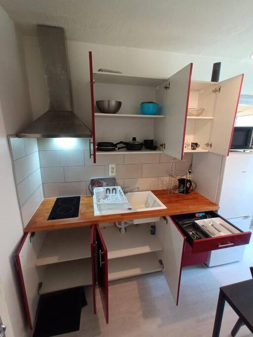 Studio Cosy Sur Mulhouse Centre Appartement Buitenkant foto
